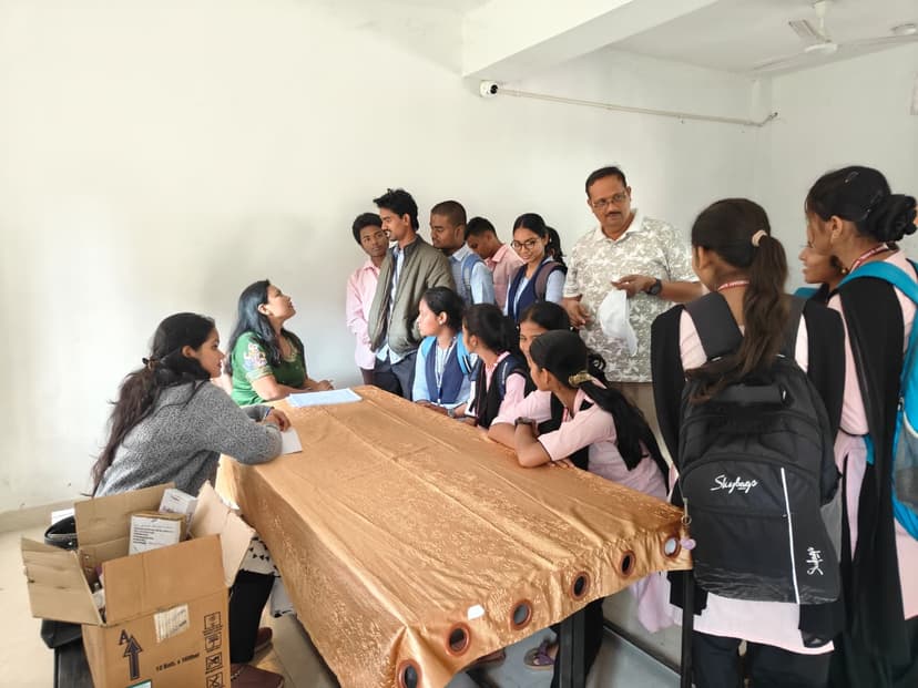 Team collaboration in modern office