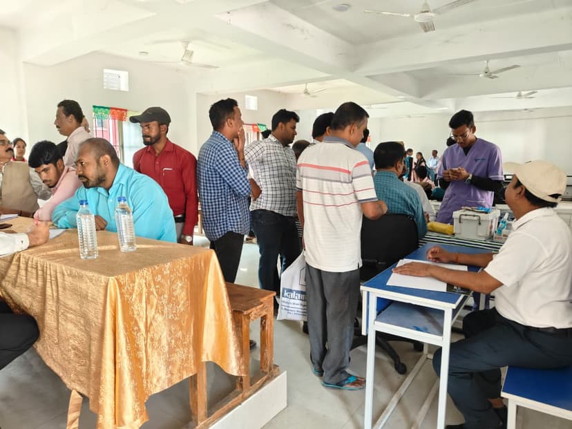 Professional meeting discussion