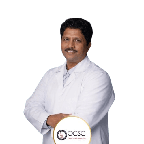 Smiling male doctor with glasses and stethoscope